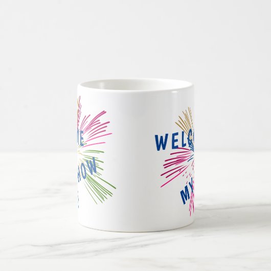 Teksten over vuurwerk koffiemok (Center)