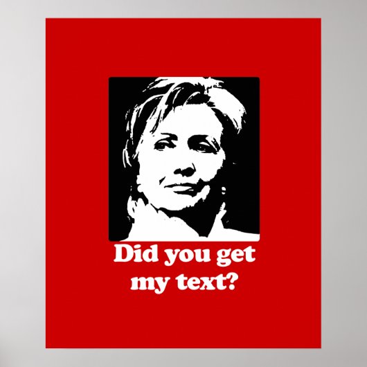 Teksten van Hillary Poster (Voorkant)