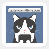 Teksten van Mittens Sticker (Voorkant)