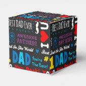 Teksten voor Vaderdag Beste Papa Bedankdoosjes (Achterkant)