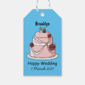 Tekstgebak cartoon cadeaulabel (Achterkant)