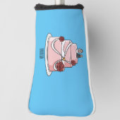 Tekstgebak cartoon golfheadcover (Draai 90)
