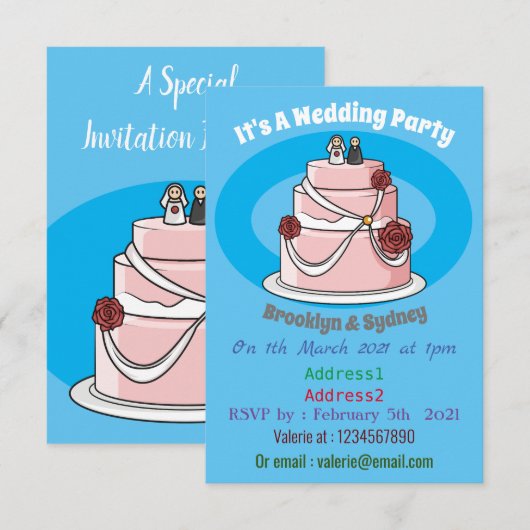 Tekstgebak cartoon kaart (Voorkant / Achterkant)