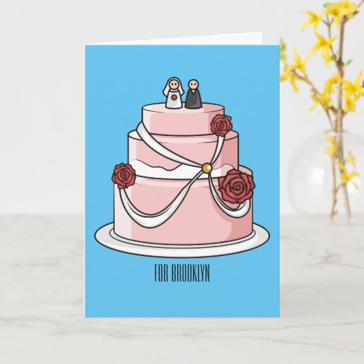 Tekstgebak cartoon kaart (Gele Bloem)