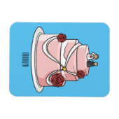 Tekstgebak cartoon magneet (Horizontaal)