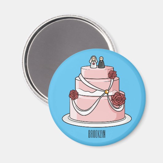 Tekstgebak cartoon magneet (Voorkant / Achterkant)