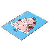 Tekstgebak cartoon notitieboek (Linkerzijde)