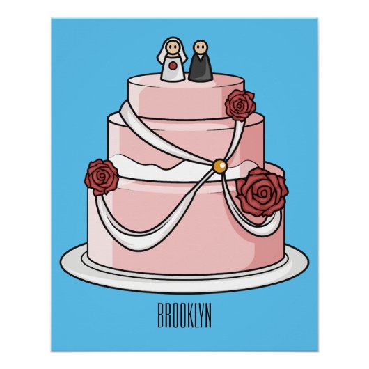 Tekstgebak cartoon perfect poster (Voorkant)