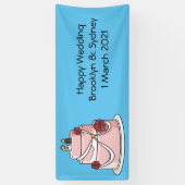 Tekstgebak cartoon spandoek (Verticaal)