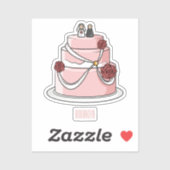 Tekstgebak cartoon sticker (Vel)