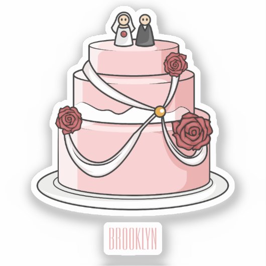 Tekstgebak cartoon sticker (Voorkant)