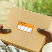 Tekstgebaseerd verzendlabel voor Orange Business