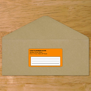 Tekstgebaseerd verzendlabel voor Orange Business