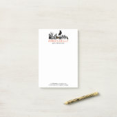 Tekstillustratie Halloween Post-it® Notes (Op bureau)