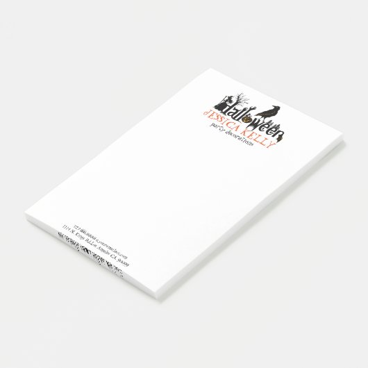 Tekstillustratie Halloween Post-it® Notes (Schuin)