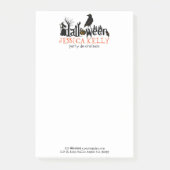 Tekstillustratie Halloween Post-it® Notes (Voorkant)