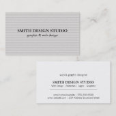 Tekstinformatie | Textiellijnen Visitekaartje (Voorkant / Achterkant)