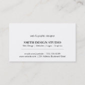 Tekstinformatie | Textiellijnen Visitekaartje (Achterkant)