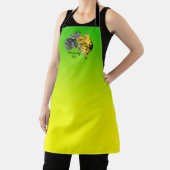 Tekstjaar Australië dag gum lef Wattle bewerken Schort (Insitu)