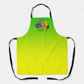 Tekstjaar Australië dag gum lef Wattle bewerken Schort (Voorkant)