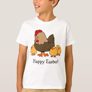 Tekstkleding voor Chicken-illustratie T-shirt