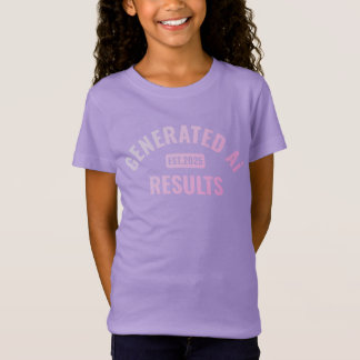Tekstkunst T-shirt met eenvoudig en schoon ontwerp