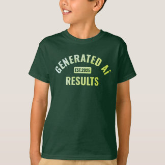 Tekstkunst T-shirt met eenvoudig en schoon ontwerp