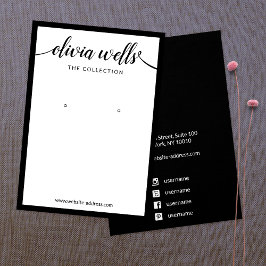 Tekstlettertype Wit-scherm Handtekening Tekstlette Visitekaartje