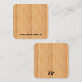Tekstmonogrammen met vervorming hout Sjabloon zoek (Voorkant / Achterkant)