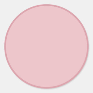 Tekstnaam Rose Goud Effen Kleur Lege Sjabloon Toev Ronde Sticker