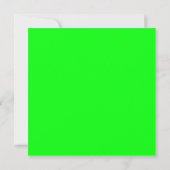 Tekstneongroene witte framesnelkaart aanpassen (Achterkant)