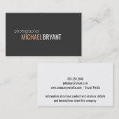 Tekstontwerp // 3 visitekaartje (Voorkant / Achterkant)