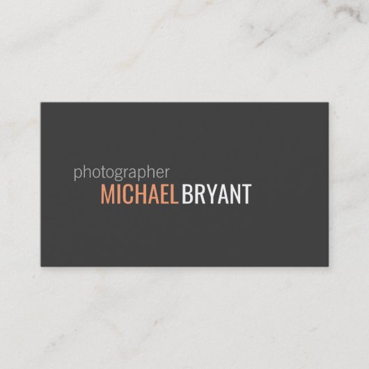 Tekstontwerp // 3 visitekaartje (Voorkant)