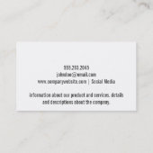 Tekstontwerp // 4 visitekaartje (Achterkant)