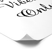 Tekstontwerp "Alleen goede steekproeven" Poster (Hoek)