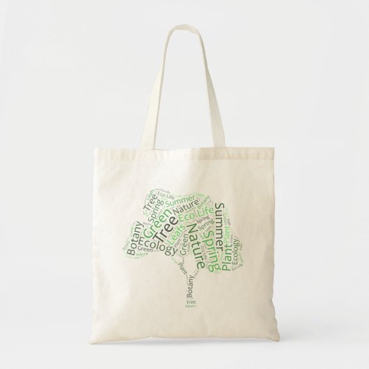 Tekstontwerp - ECO-structuur Tote Bag (Voorkant)