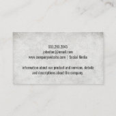 Tekstontwerp // Grunge Visitekaartje (Achterkant)