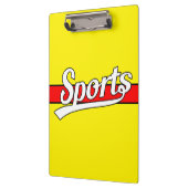Tekstontwerp: SPORTS white + uw eigen tekst en ide Klembord (Links)