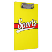 Tekstontwerp: SPORTS white + uw eigen tekst en ide Klembord (Rechts)