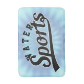 Tekstontwerp: SPORTS zwart + uw eigen tekst en ide Badmat (Voorkant Verticaal)