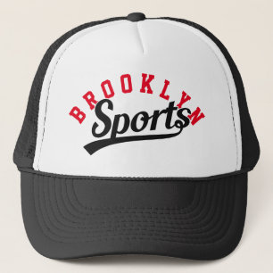 Tekstontwerp: SPORTS zwart + uw eigen tekst en ide Trucker Pet