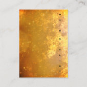 Tekstontwerp - Verticaal luxe Visitekaartje (Achterkant)