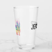 Tekstontwerp voor gelijkheid glas (Links)