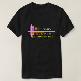 Tekstontwerp voor typografie met stripespatroon t-shirt