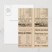 Tekstpagina Chesapeake en Ohio Ry Briefkaart (Voorkant / Achterkant)