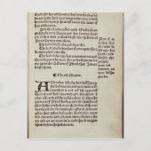 Tekstpagina Oude Testament Briefkaart (Voorkant)