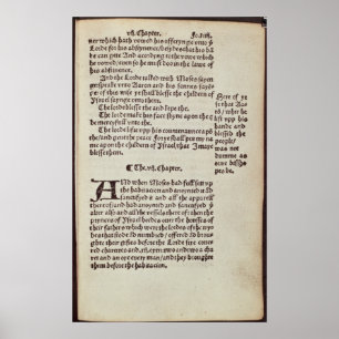 Tekstpagina Oude Testament Poster