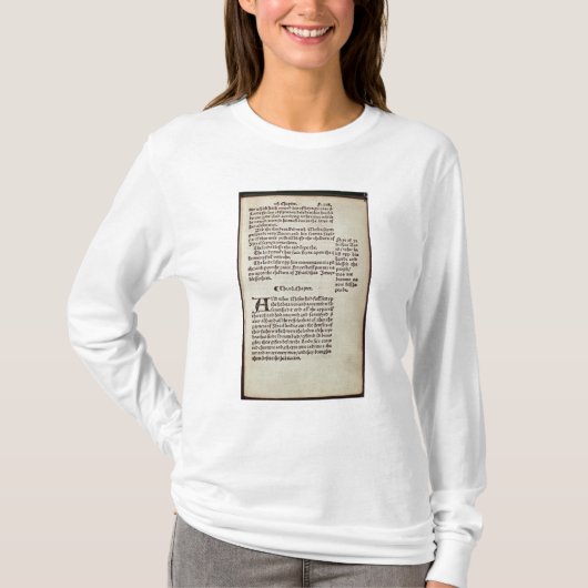 Tekstpagina Oude Testament T-shirt (Voorkant)