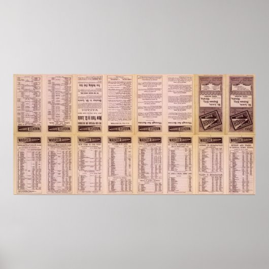 Tekstpagina Uitgebreide wasroute Poster (Voorkant)