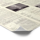 Tekstpagina van het nationale park van Yellowstone Poster (Hoek)